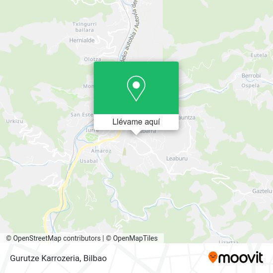 Mapa Gurutze Karrozeria