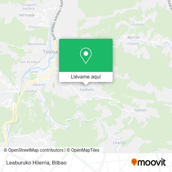 Mapa Leaburuko Hilerria