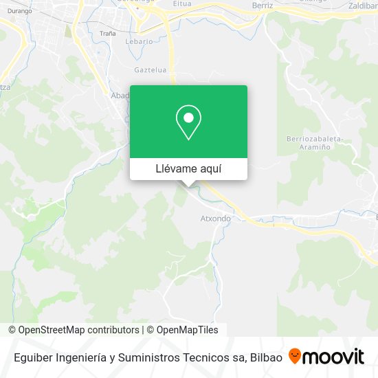 Mapa Eguiber Ingeniería y Suministros Tecnicos sa