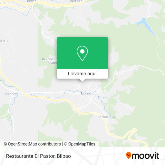 Mapa Restaurante El Pastor
