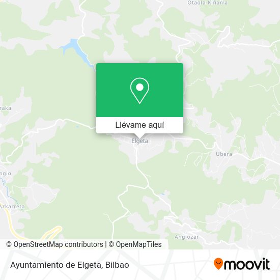 Mapa Ayuntamiento de Elgeta