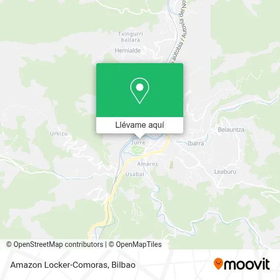 Mapa Amazon Locker-Comoras