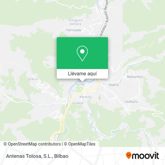 Mapa Antenas Tolosa, S.L.
