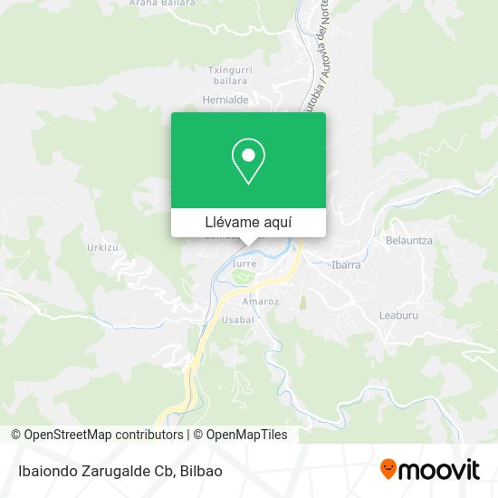 Mapa Ibaiondo Zarugalde Cb