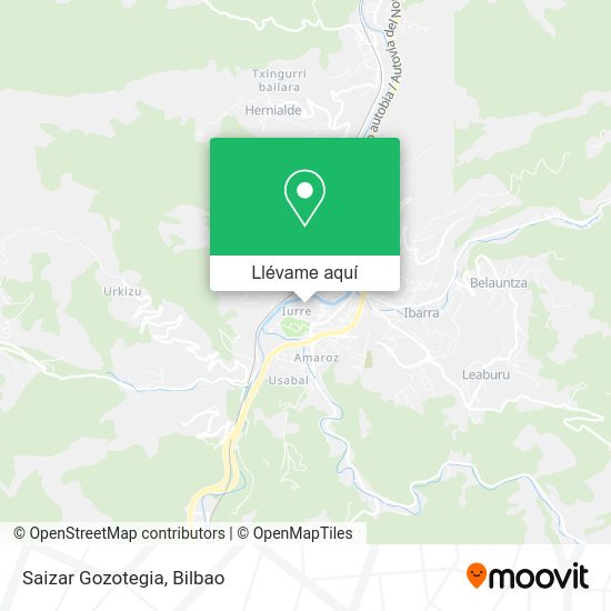 Mapa Saizar Gozotegia