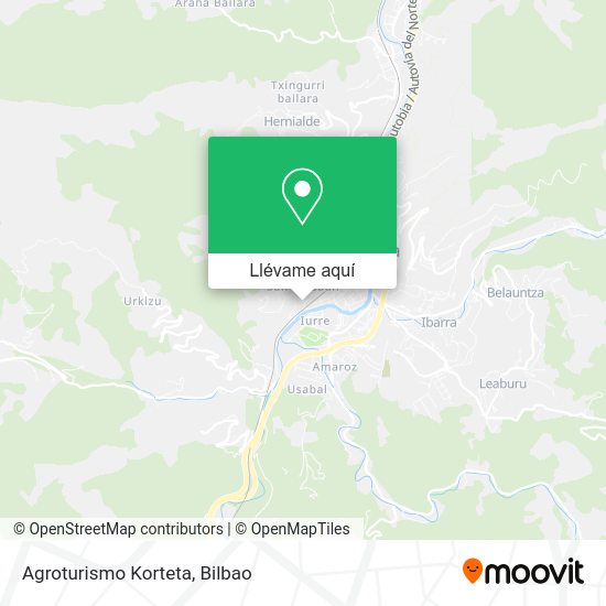 Mapa Agroturismo Korteta