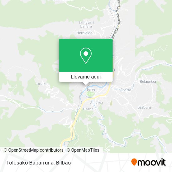 Mapa Tolosako Babarruna