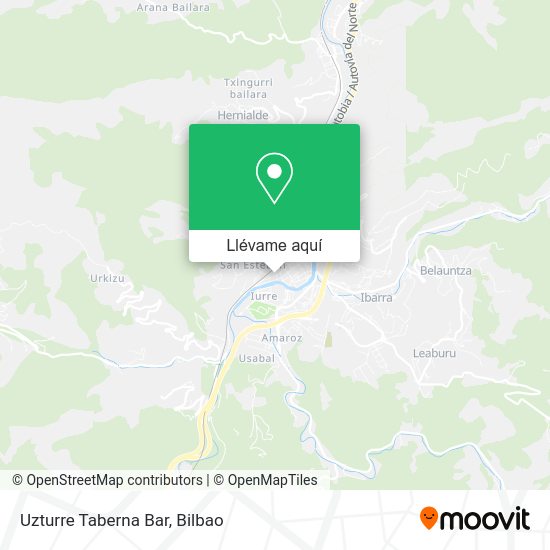 Mapa Uzturre Taberna Bar