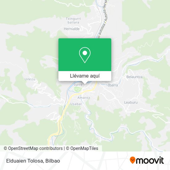 Mapa Elduaien Tolosa