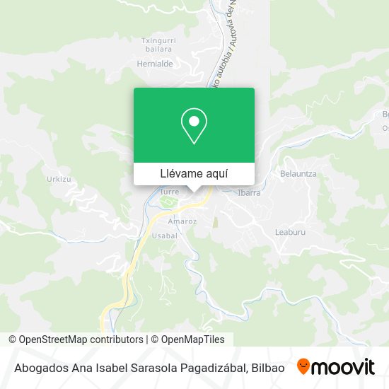 Mapa Abogados Ana Isabel Sarasola Pagadizábal