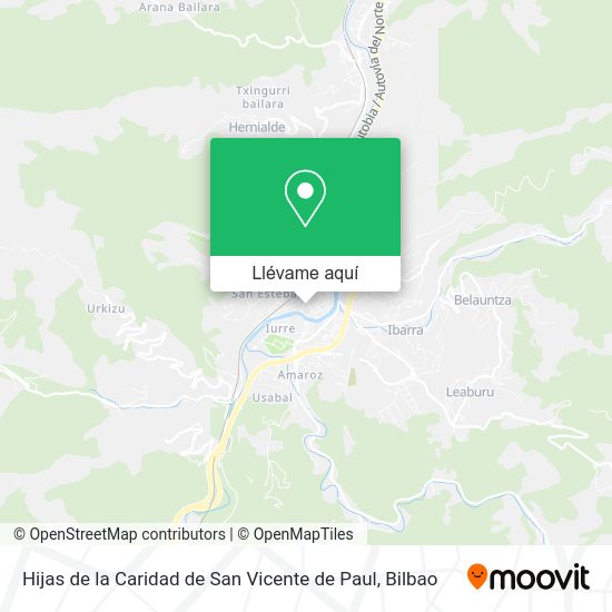Mapa Hijas de la Caridad de San Vicente de Paul