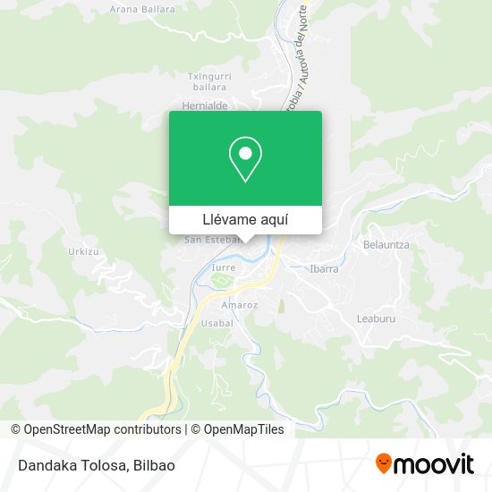 Mapa Dandaka Tolosa
