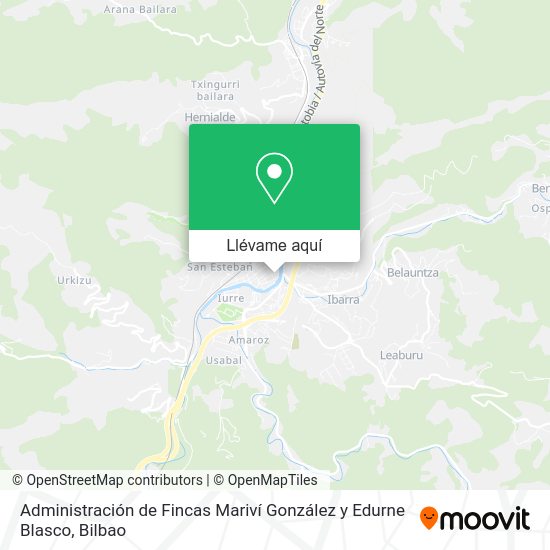 Mapa Administración de Fincas Mariví González y Edurne Blasco