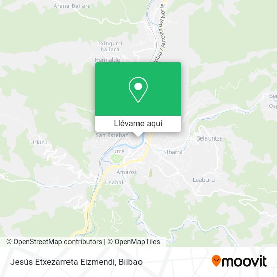 Mapa Jesús Etxezarreta Eizmendi