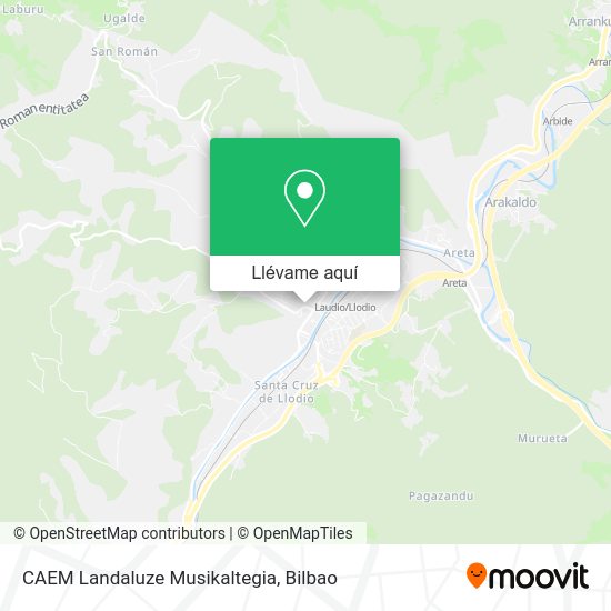 Mapa CAEM Landaluze Musikaltegia
