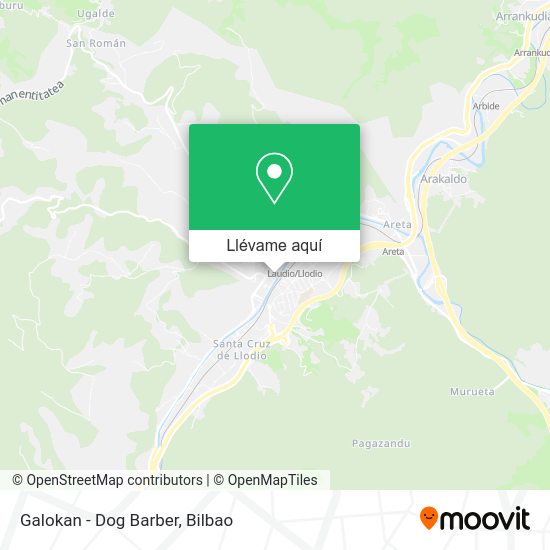 Mapa Galokan - Dog Barber