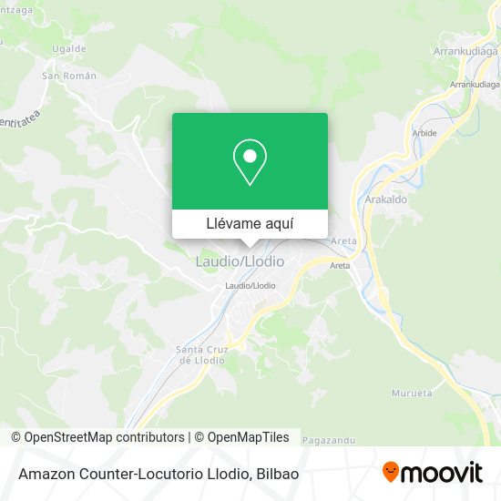 Mapa Amazon Counter-Locutorio Llodio