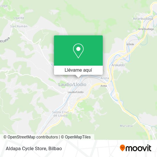 Mapa Aldapa Cycle Store