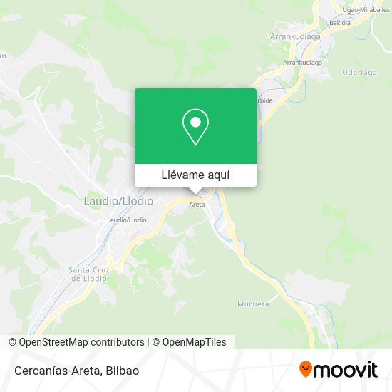 Mapa Cercanías-Areta