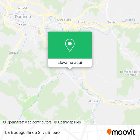 Mapa La Bodeguilla de Silvi