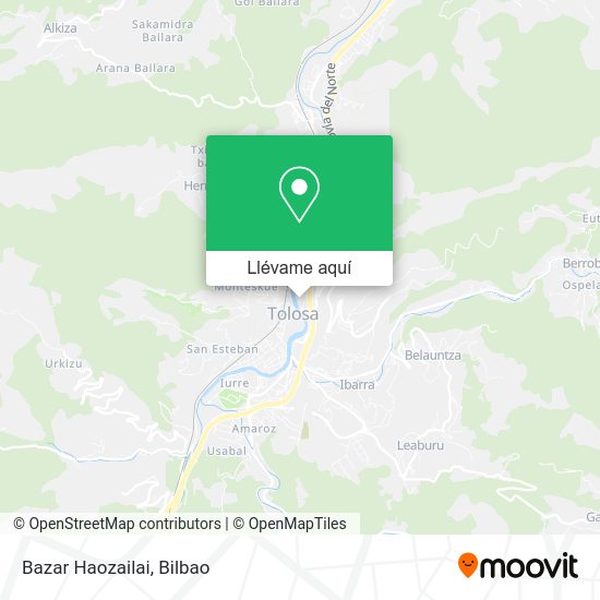 Mapa Bazar Haozailai