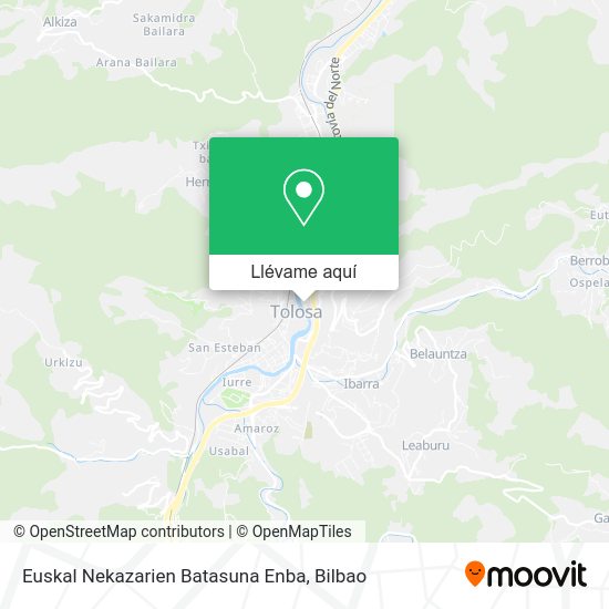 Mapa Euskal Nekazarien Batasuna Enba