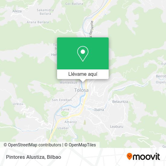 Mapa Pintores Alustiza