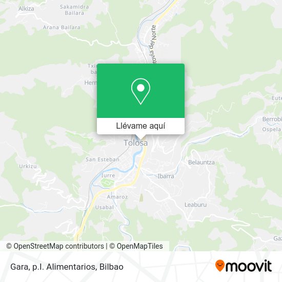 Mapa Gara, p.I. Alimentarios