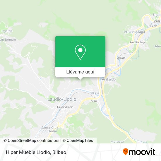 Mapa Hiper Mueble Llodio