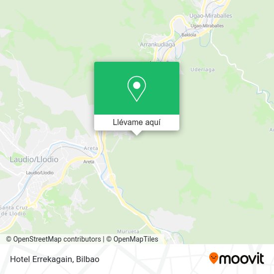 Mapa Hotel Errekagain