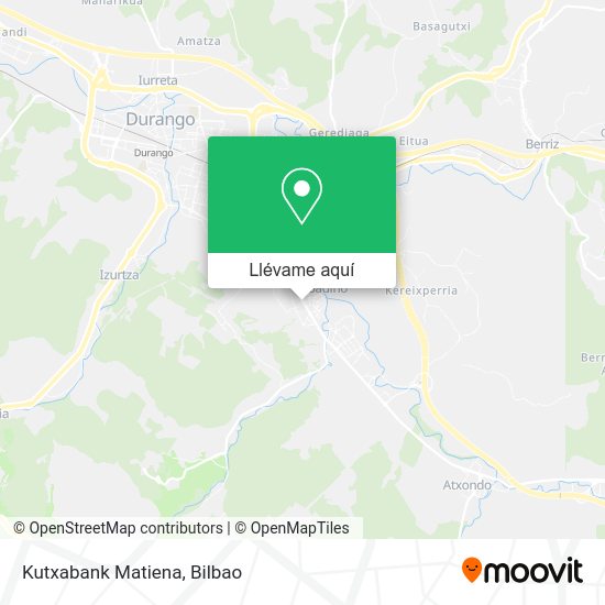 Mapa Kutxabank Matiena