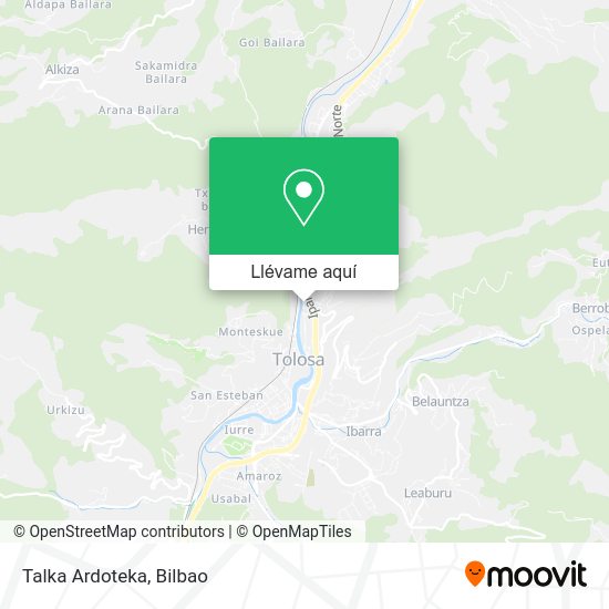 Mapa Talka Ardoteka