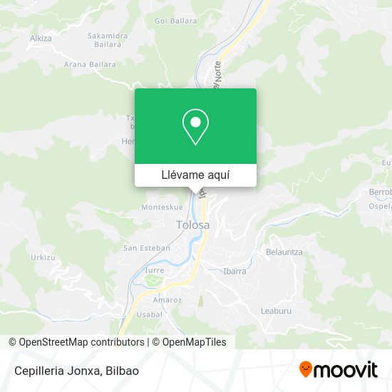Mapa Cepilleria Jonxa