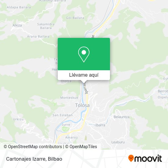 Mapa Cartonajes Izarre