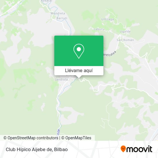 Mapa Club Hípico Aijebe de