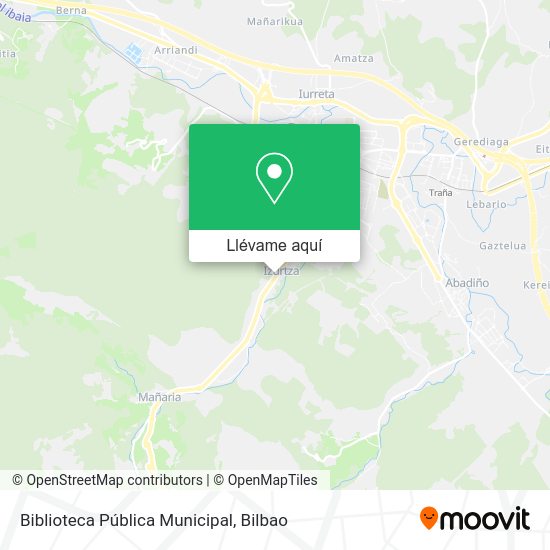 Mapa Biblioteca Pública Municipal