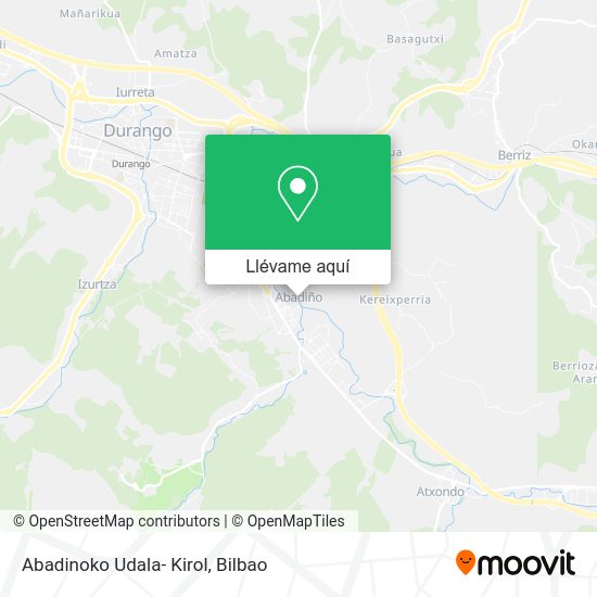 Mapa Abadinoko Udala- Kirol