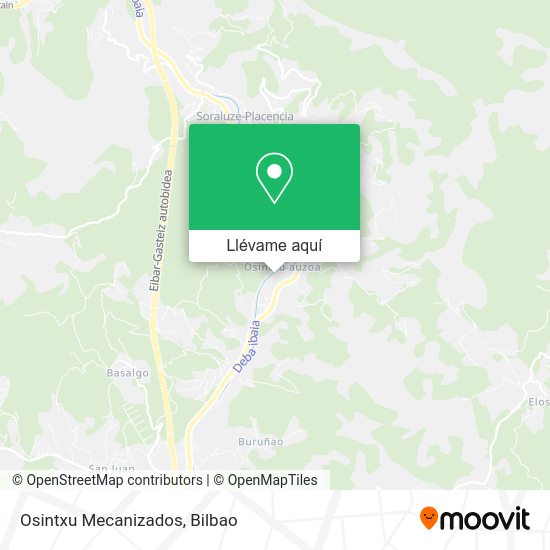 Mapa Osintxu Mecanizados