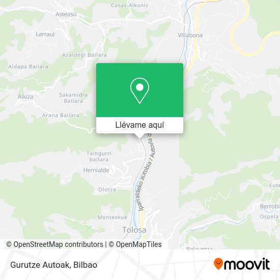 Mapa Gurutze Autoak