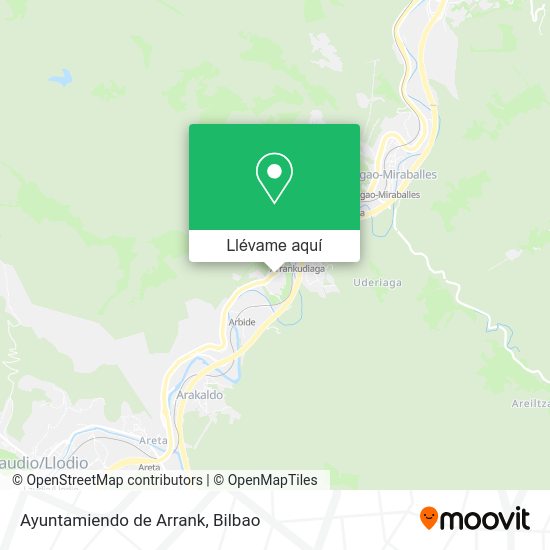 Mapa Ayuntamiendo de Arrank