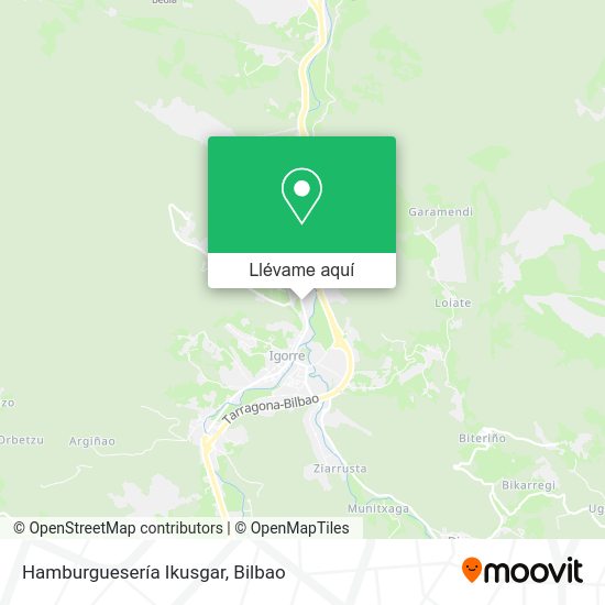 Mapa Hamburguesería Ikusgar