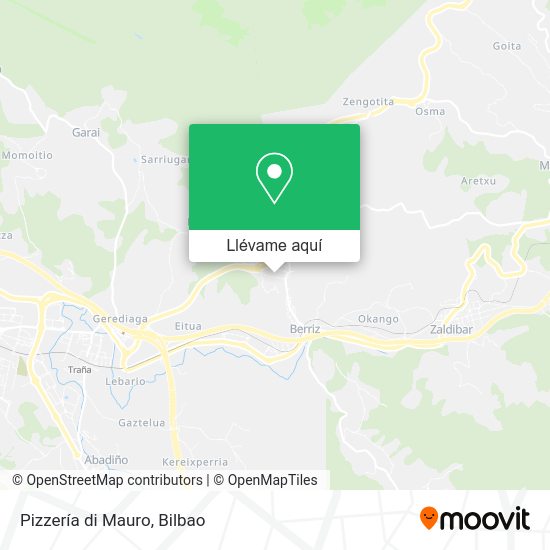 Mapa Pizzería di Mauro