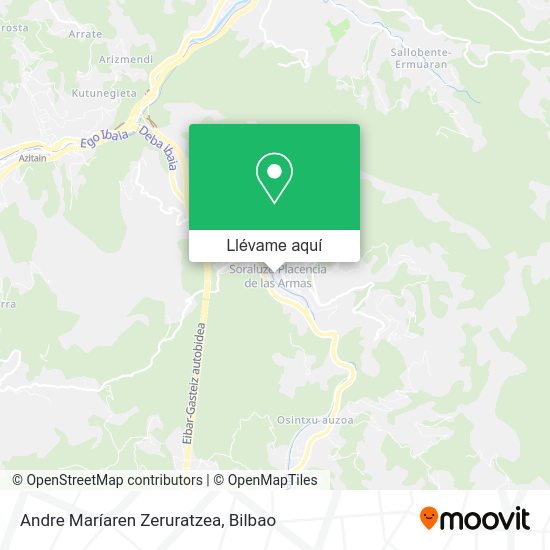 Mapa Andre Maríaren Zeruratzea