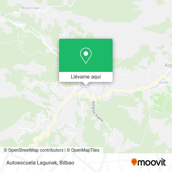 Mapa Autoescuela Lagunak