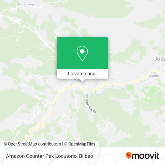 Mapa Amazon Counter-Pak Locutorio