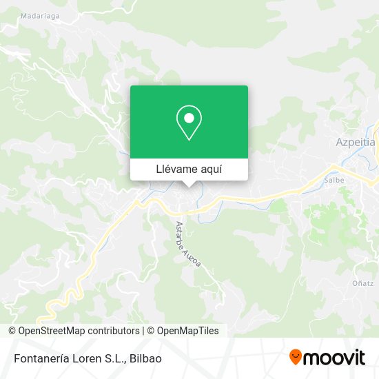 Mapa Fontanería Loren S.L.