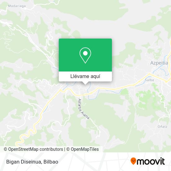 Mapa Bigan Diseinua