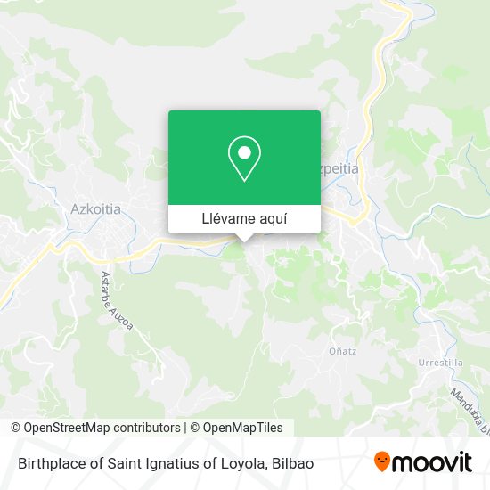 Mapa Birthplace of Saint Ignatius of Loyola