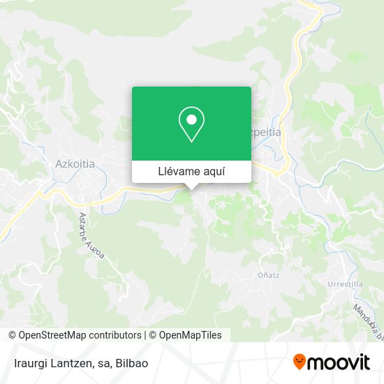 Mapa Iraurgi Lantzen, sa