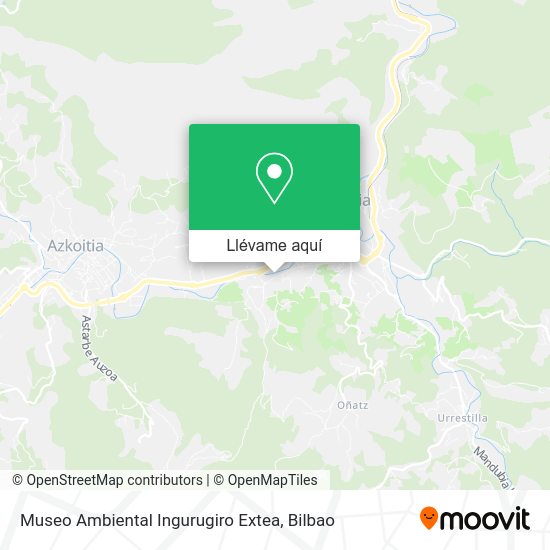 Mapa Museo Ambiental Ingurugiro Extea